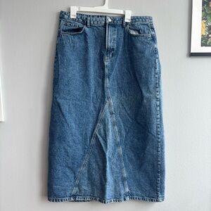 🩵Denim Midi Skirt